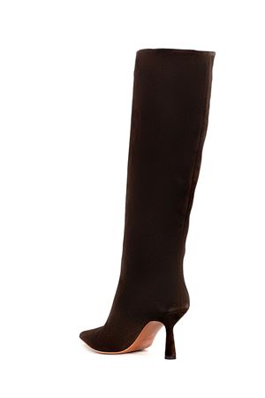 Samoa high boot in dark brown suede CASTAGNA | SAMOACAMOSCIOTMORO