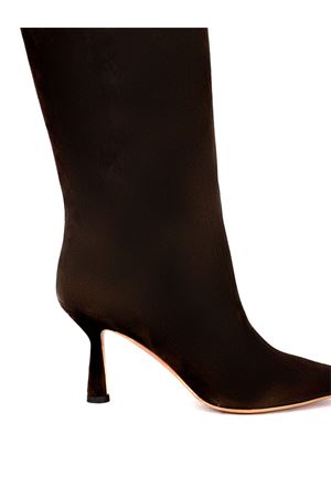 Samoa high boot in dark brown suede CASTAGNA | SAMOACAMOSCIOTMORO