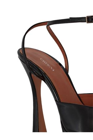 Vicky black patent leather pumps CASTAGNA | VICKYNERO