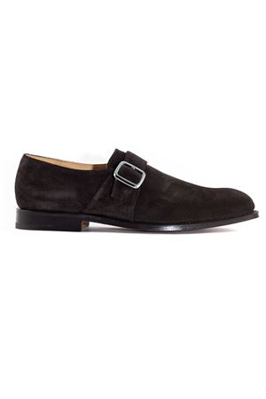 Westbury Monk Strap in camoscio marrone CHURCH'S | EOB0989VJF0EY6