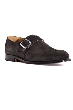 Westbury Monk Strap in camoscio marrone CHURCH'S | EOB0989VJF0EY6