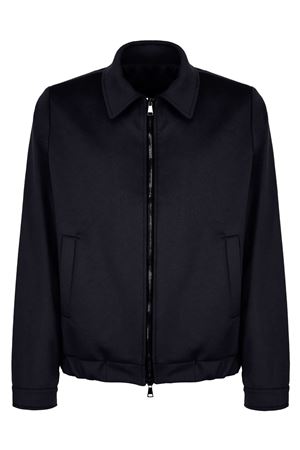 Blue Polov jacket with zip in wool and cashmere COSTUMEIN | Z121000