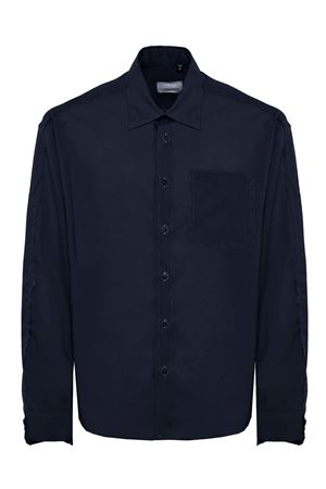 Richard blue wool flannel shirt COSTUMEIN | Z466999