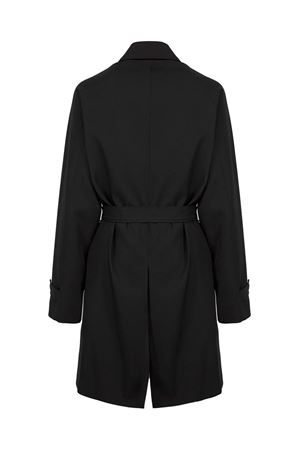 Black Riko trench coat in technical wool COSTUMEIN | Z523999