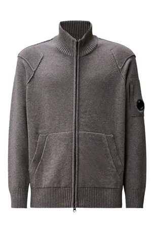 Maglione in Lambswool Grigio C.P.COMPANY | 19CMKN708A110149A921