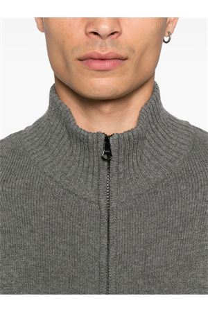 Maglione in Lambswool Grigio C.P.COMPANY | 19CMKN708A110149A921