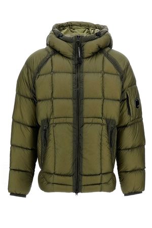 Green D.D. Shell Hooded Down Puffer Jacket C.P.COMPANY | 19CMOW702A110416A652