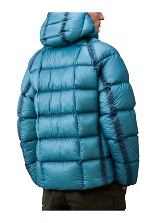 Aegean Blue D.D. Shell Hooded Down Puffer Jacket C.P.COMPANY | 19CMOW702A110416A815