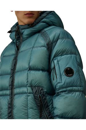 Aegean Blue D.D. Shell Hooded Down Puffer Jacket C.P.COMPANY | 19CMOW702A110416A815
