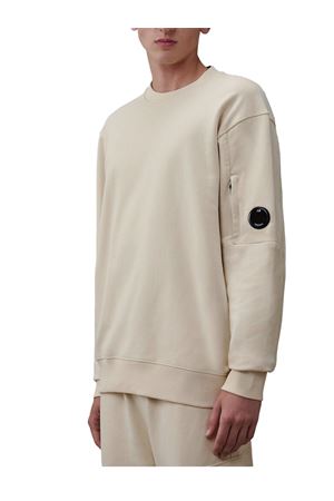 Crewneck sweatshirt crafted in Diagonal Raised Fleece C.P.COMPANY | 19CMSS713A005086W402