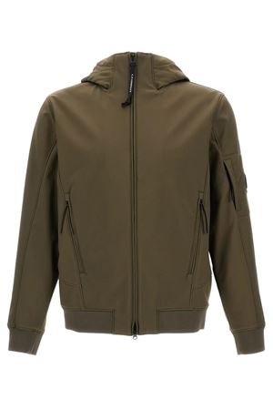 Olive green hooded zip-fastening jacket C.P.COMPANY | RFCMOW701A006097A683