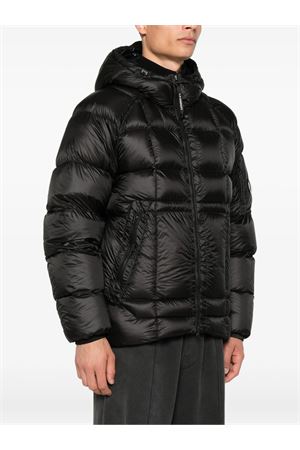 Black Hooded down jacket in D.D. Shell C.P.COMPANY | RFCMOW702A110416A999