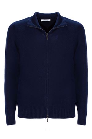Maglia in misto lana e cashmere blu CRUCIANI | UC5266415D22GFZ32356
