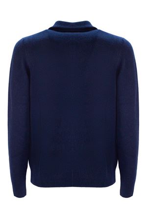 Maglia in misto lana e cashmere blu CRUCIANI | UC5266415D22GFZ32356