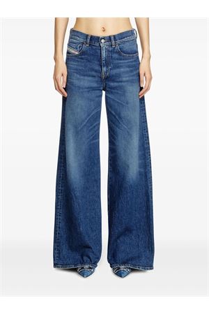 Jeans D-Akemi in denim di cotone blu DIESEL | A0362409L2101