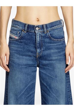 Jeans D-Akemi in denim di cotone blu DIESEL | A0362409L2101