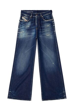Jeans in denim di cotone blu scuro DIESEL | A0692509M0601