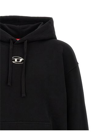 Black cotton hoodie DIESEL | A098560BMBJ9XX