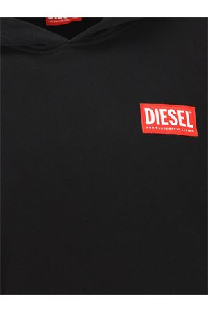 Black cotton hoodie DIESEL | A149490ILAC9XX