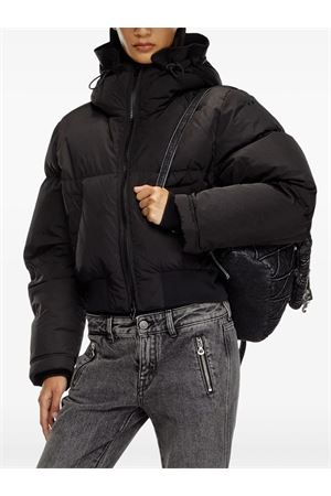 Black W-PEYT puffer jacket DIESEL | A153560GHBZ9XX