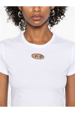 T-shirt T-Uncutie-Long-Od bianco DIESEL | A168390CLBR100