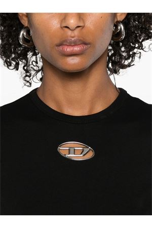 T-shirt T-Uncutie-Long-Od nero DIESEL | A168390CLBR9XX