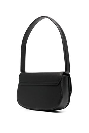 Borsa a spalla in pelle 1DR nera DIESEL | X08396PR818T8013