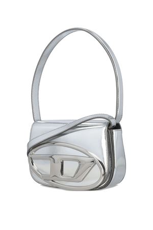 1DR-Iconica borsa a spalla in pelle specchiata DIESEL | X08396PS202H0535