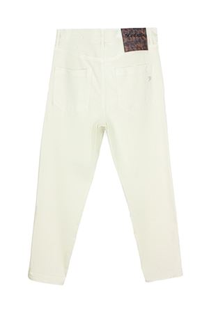 Koons jeans in cream white cotton denim DONDUP | DP268BGSE043DPTD005