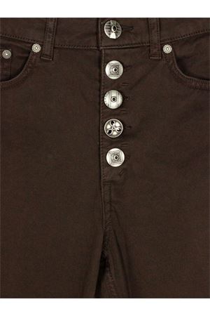 Koons jeans in brown cotton denim DONDUP | DP268BGSE043DPTD737