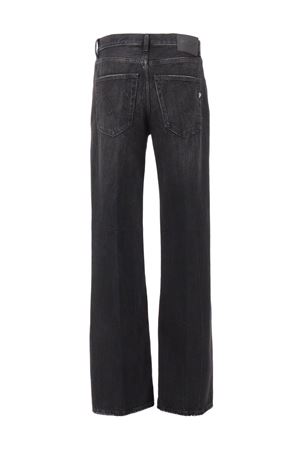 Jeans Jacklyn wide leg in denim nero DONDUP | DP427BDFE305DLM9999