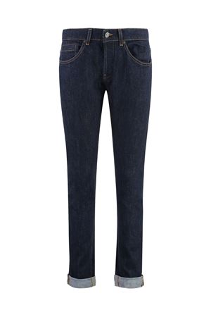 Blue cotton denim George jeans DONDUP | UP232DS0257ULH1800