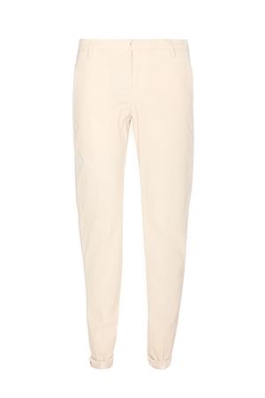 Beige ribbed cotton Gaubert pants DONDUP | UP235VS0028UPT0005