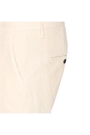 Beige ribbed cotton Gaubert pants DONDUP | UP235VS0028UPT0005