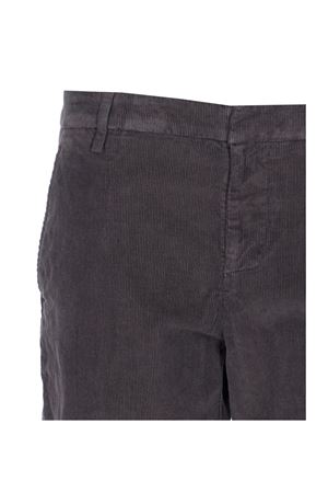 Brown ribbed cotton Gaubert pants DONDUP | UP235VS0028UPT0737