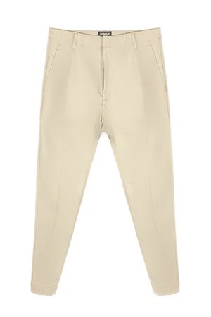Beige cotton and cashmere blend trousers DONDUP | UP630GS0101U010
