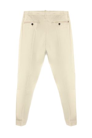 Beige cotton and cashmere blend trousers DONDUP | UP630GS0101U010