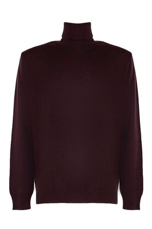 Bordeaux cashmere and silk blend jumper DONDUP | UT194M00895U002547