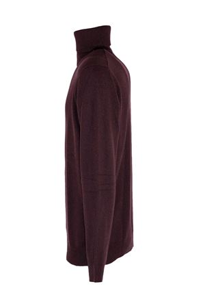 Bordeaux cashmere and silk blend jumper DONDUP | UT194M00895U002547