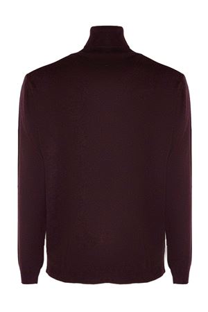 Bordeaux cashmere and silk blend jumper DONDUP | UT194M00895U002547