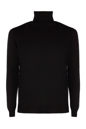 Black cashmere and silk blend jumper DONDUP | UT194M00895U002999