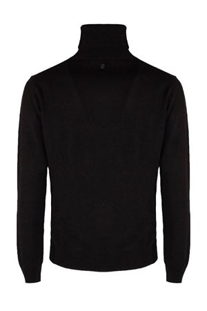 Black cashmere and silk blend jumper DONDUP | UT194M00895U002999