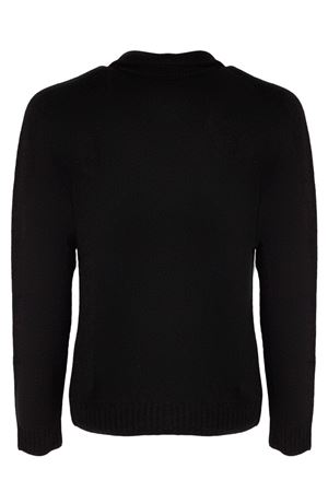 Black wool and cashmere blend jumper DONDUP | UT269M00978U002999