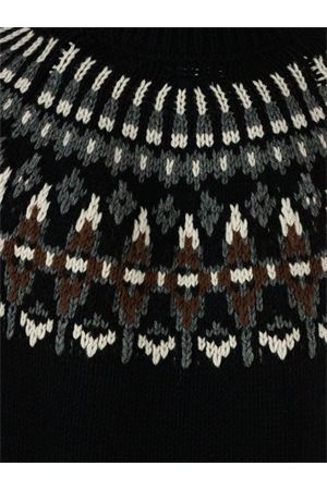 Black wool blend turtleneck jumper DONDUP | UT275M00983U002999