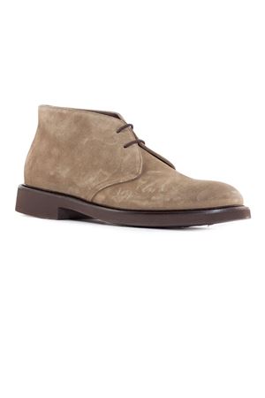 Beige mink suede ankle boot DOUCAL'S | DU1018GENOUF009TM08.