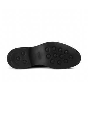 Total black leather beatles ankle boot DOUCAL'S | DU1343GENOUF007NN00.