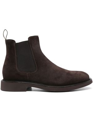 Dark brown suede beatles ankle boot DOUCAL'S | DU1343GENOUF009TM23.