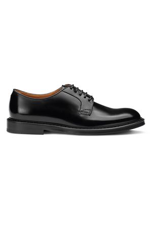 Stringata Derby in pelle nero DOUCAL'S | DU1385SIEWUF007NN00.