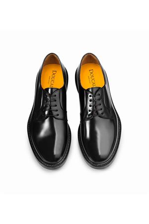 Stringata Derby in pelle nero DOUCAL'S | DU1385SIEWUF007NN00.