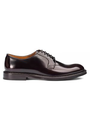 Stringata Derby in pelle burgundy DOUCAL'S | DU1385SIEWUF007TL01.